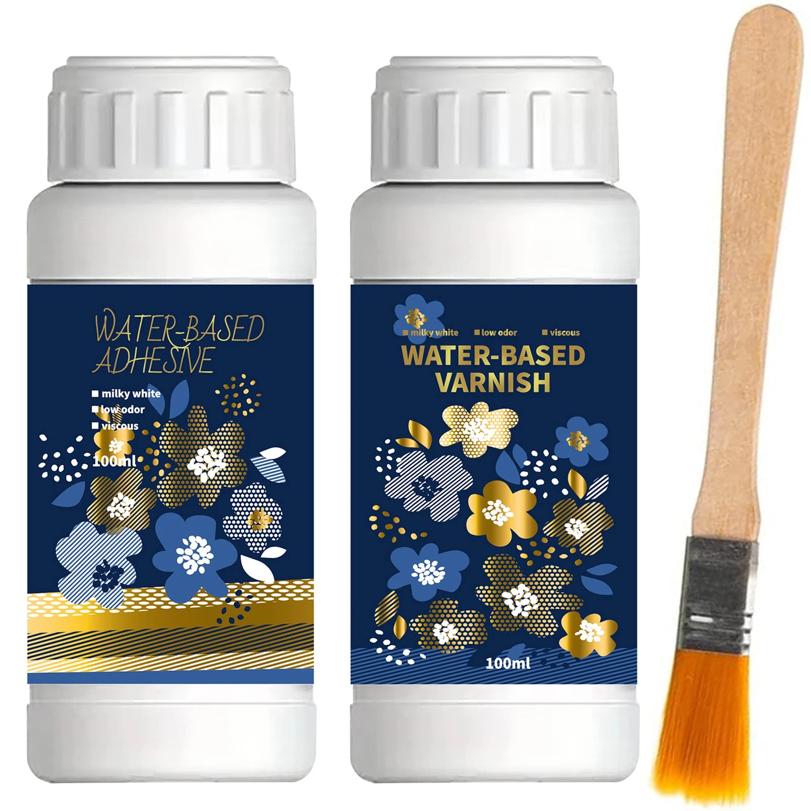 Woodworking Resin - Kit adesivo per doratura con foglie