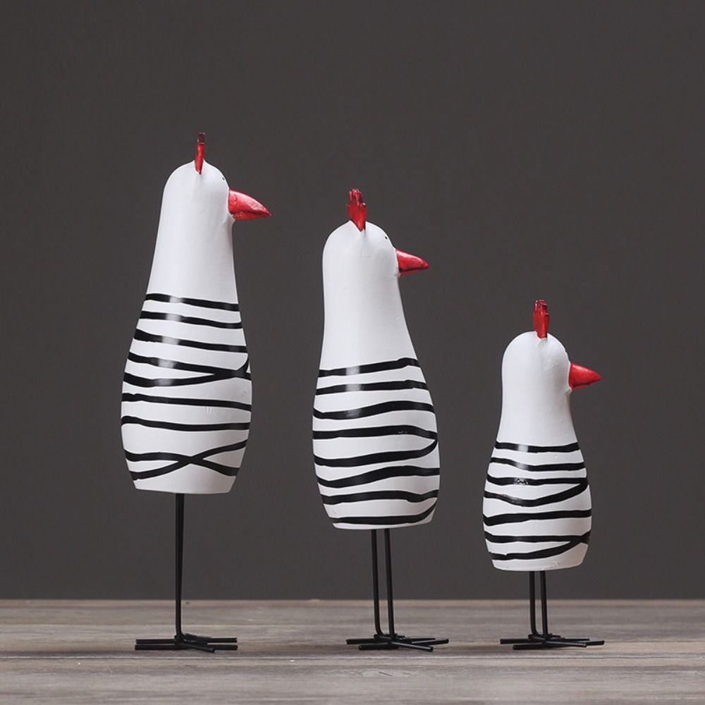 Set di 3 Statuette di Pollo In - Wood Chisel Set recensione e prezzo